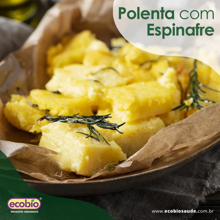 Polenta com Espinafre